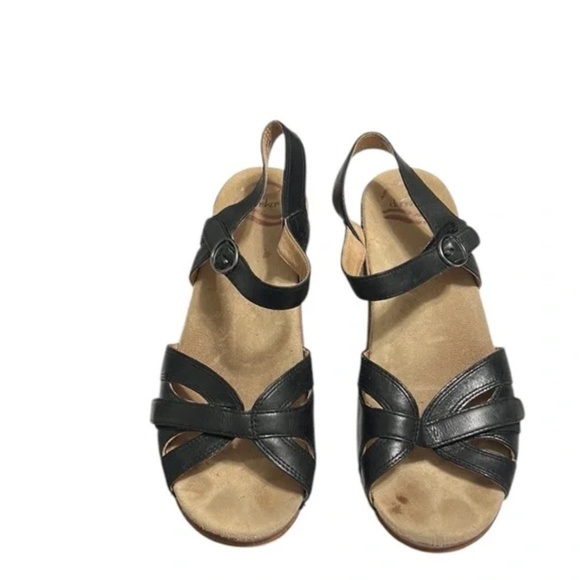Dansko Season Black Sandals Size 38 - Picture 3 of 10